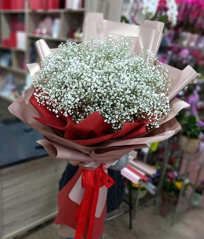 Букет цветов из: Гипсофила в Нижне-Чирской