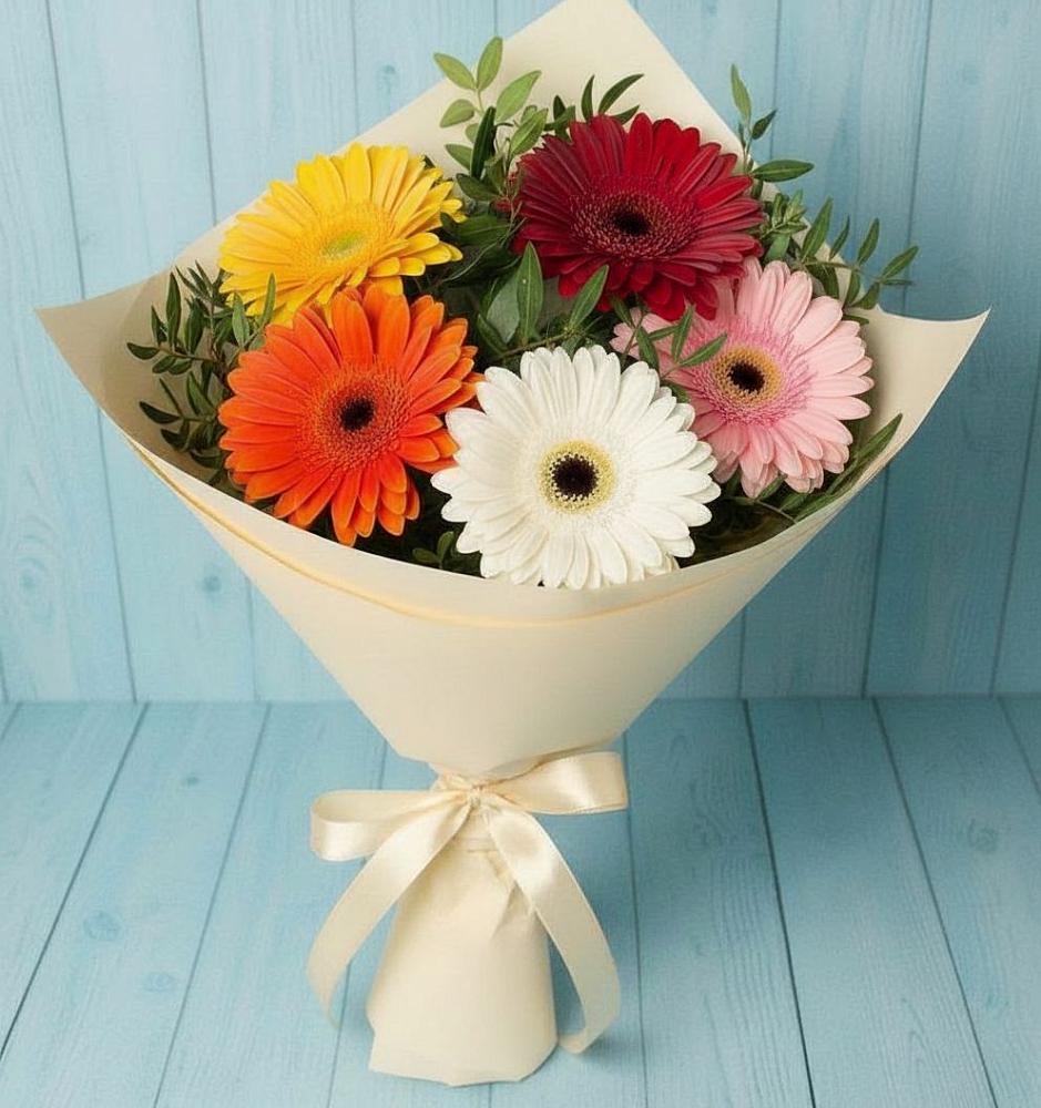 Букет цветов из: Герберы в Нижне-Чирской