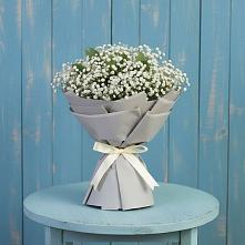 Букет цветов из:  Гипсофила в Нижне-Чирской