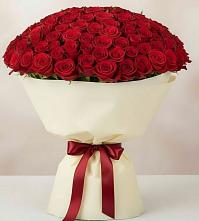 Букет 101 Красная роза Милано #REPLACE_PRED# Нижне-Чирской