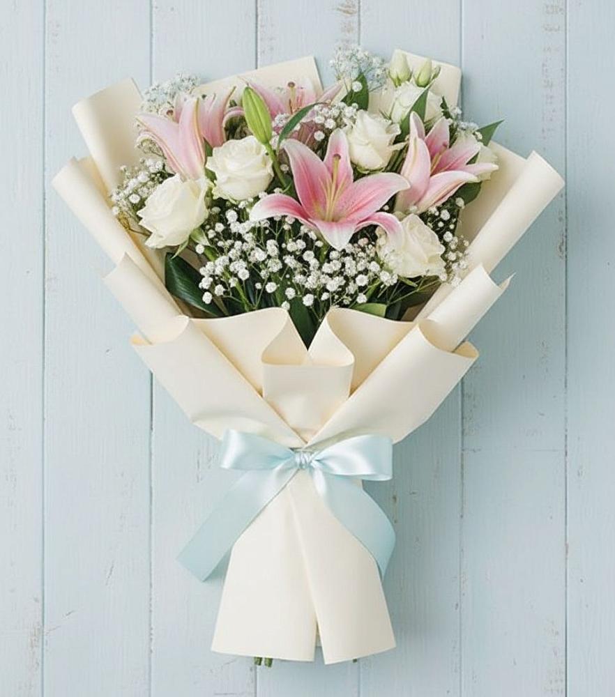 Букет цветов из: Лилии в Нижне-Чирской