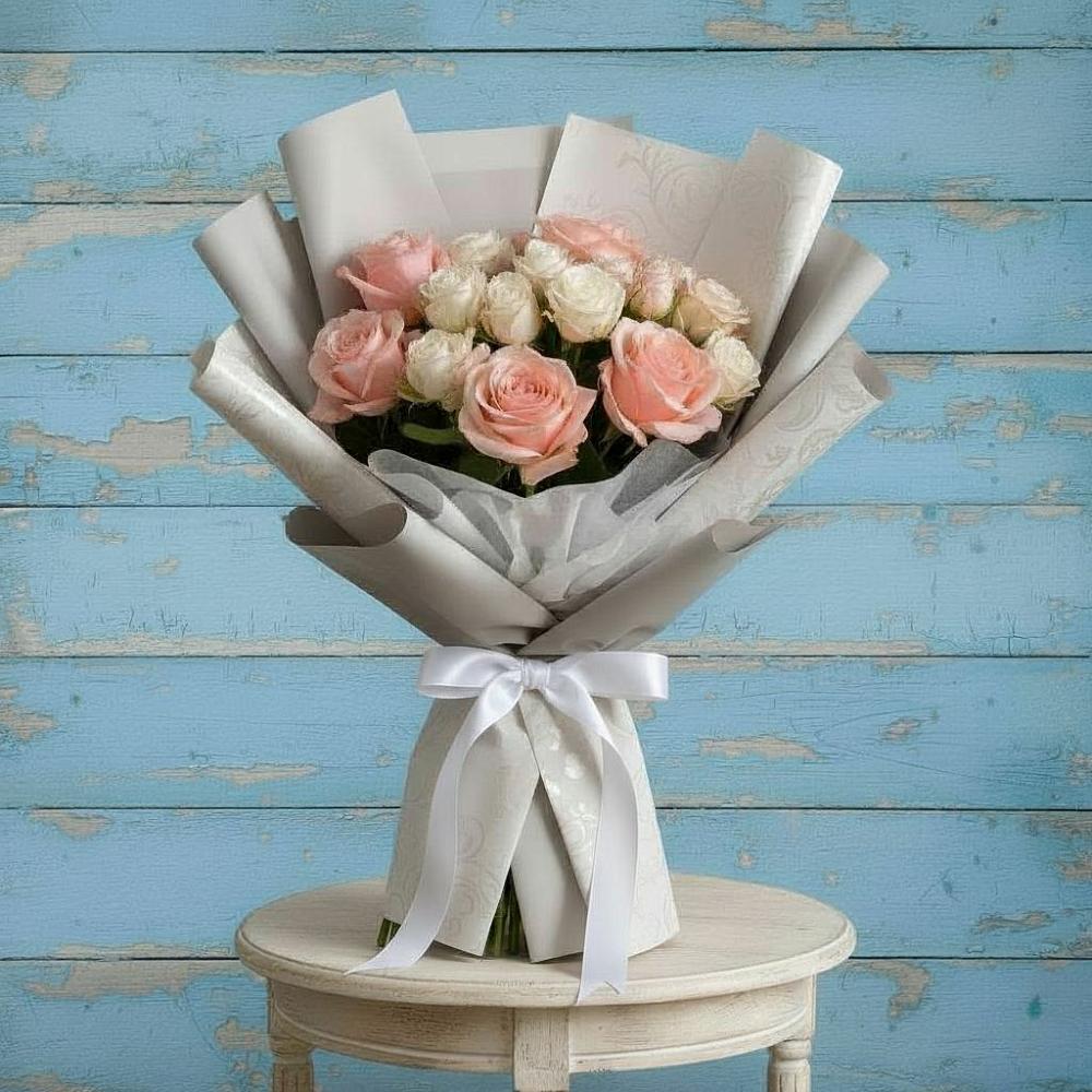 Букет цветов из: Розы в Нижне-Чирской