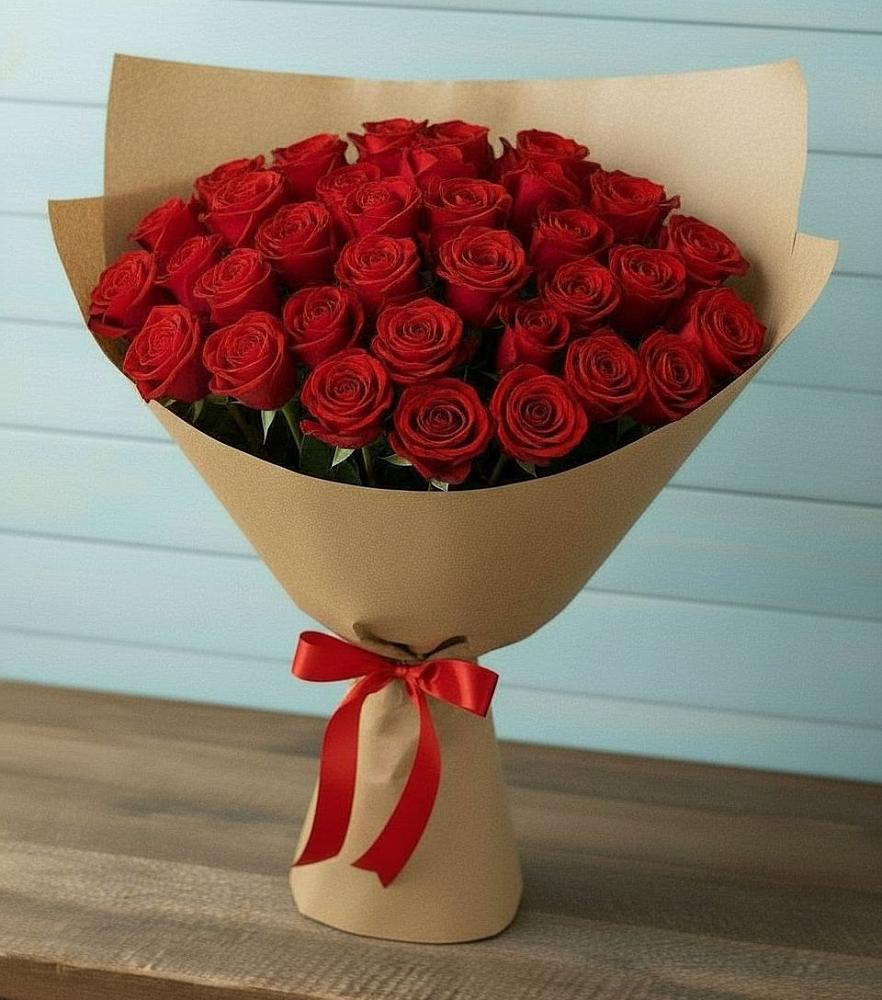 Букет Красные розы Милано в Нижне-Чирской