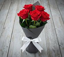 Букет 5 Красных роз Эдлесс Лав #REPLACE_PRED# Нижне-Чирской
