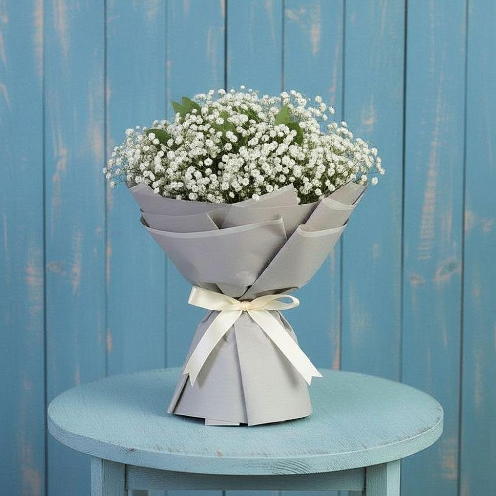 Букет цветов из: Гипсофила в Нижне-Чирской