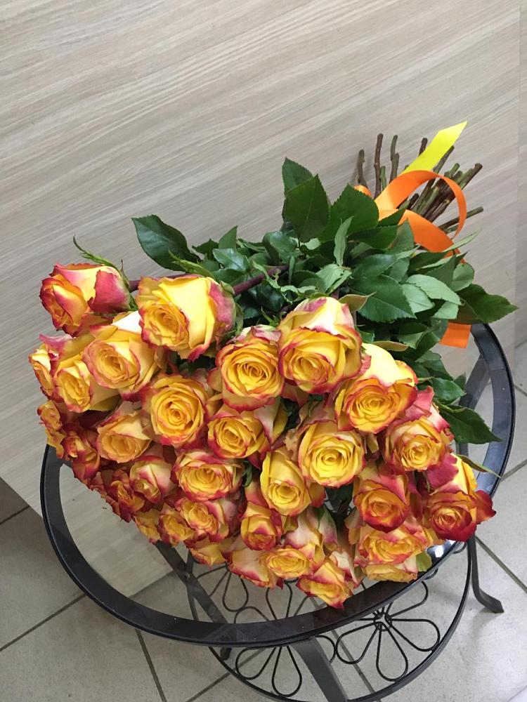 Букет Желтые розы в Нижне-Чирской