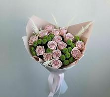 Букет цветов из:  Розы и Хризантемы в Нижне-Чирской