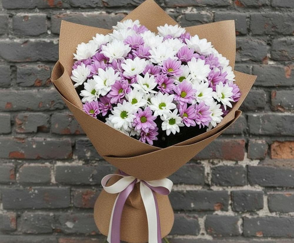 Букет цветов из: Хризантемы в Нижне-Чирской