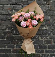 Букет цветов из:  Розы в Нижне-Чирской