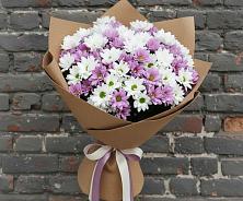 Букет цветов из:  Хризантемы #REPLACE_PRED# Нижне-Чирской