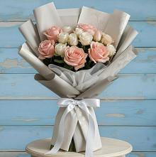 Букет цветов из:  Розы #REPLACE_PRED# Нижне-Чирской