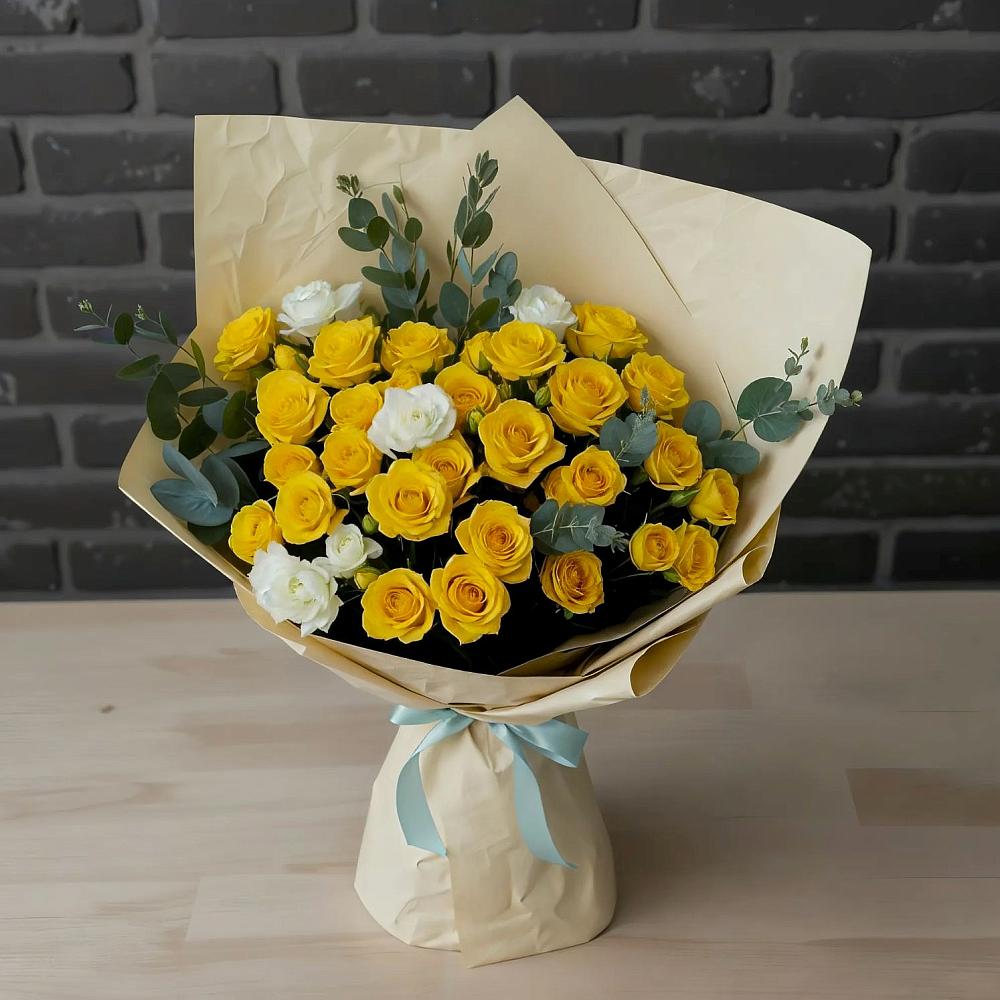 Букет цветов из: Розы в Нижне-Чирской