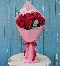 Букет цветов из:  Розы в Нижне-Чирской