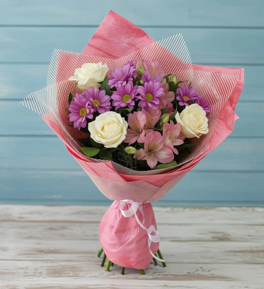 Букет цветов из: Герберы в Нижне-Чирской