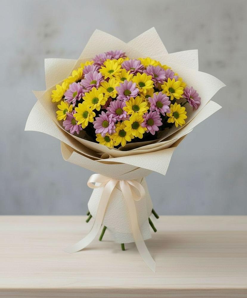 Букет цветов из: Хризантемы в Нижне-Чирской